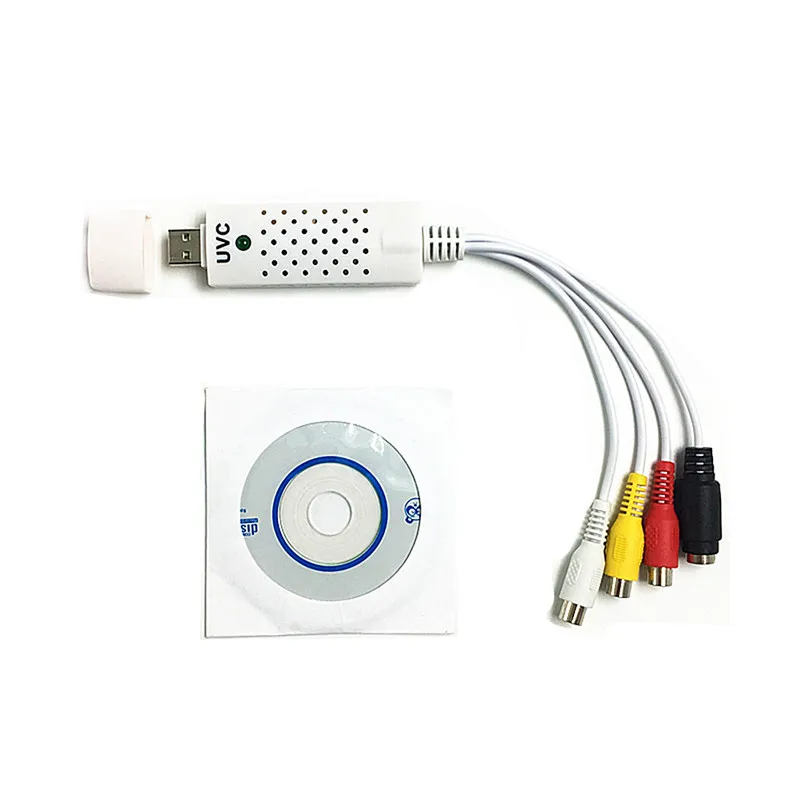 1 шт. портативный USB 2 0 Easycap Аудио Видео Захват карты адаптер VHS на DVD видео для