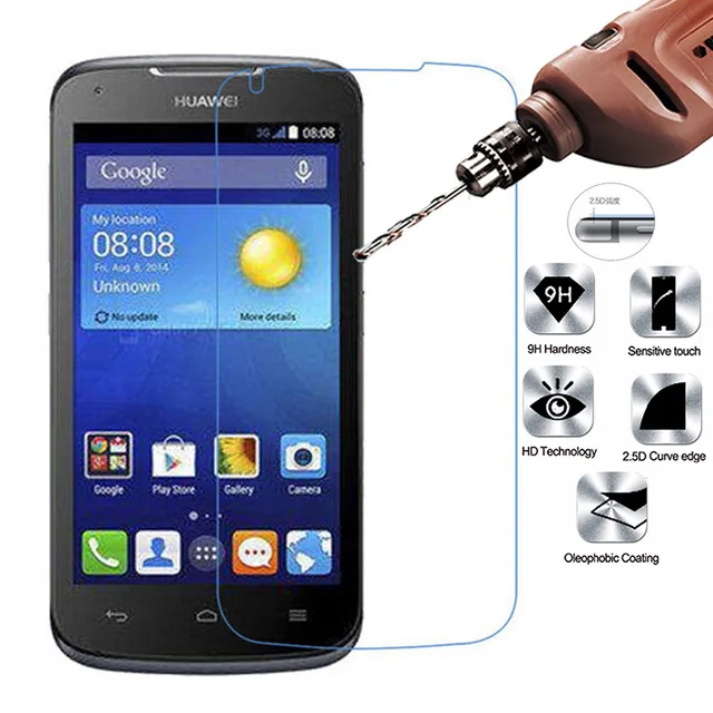 

10 шт./лот 2.5D Закаленное стекло для Huawei Ascend Y540 9H Высококачественная Взрывозащищенная пленка Защита экрана для Huawei Y540