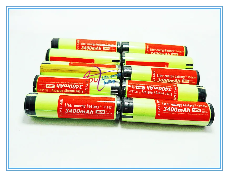 12 шт./лот новый оригинальный 18650 NCR18650B 3400mAh литий ионный аккумулятор 3 7 V для