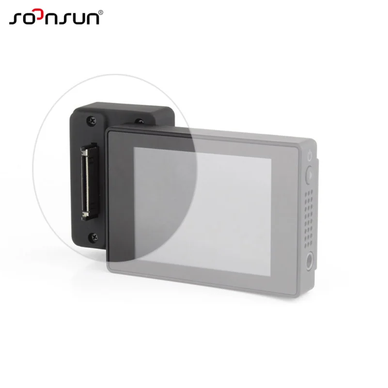 SOONSUN lcd для BacPac экран Смарт-конвертер коробка для GoPro Hero 4 3+ 3 камеры для GoPro селфи аксессуары