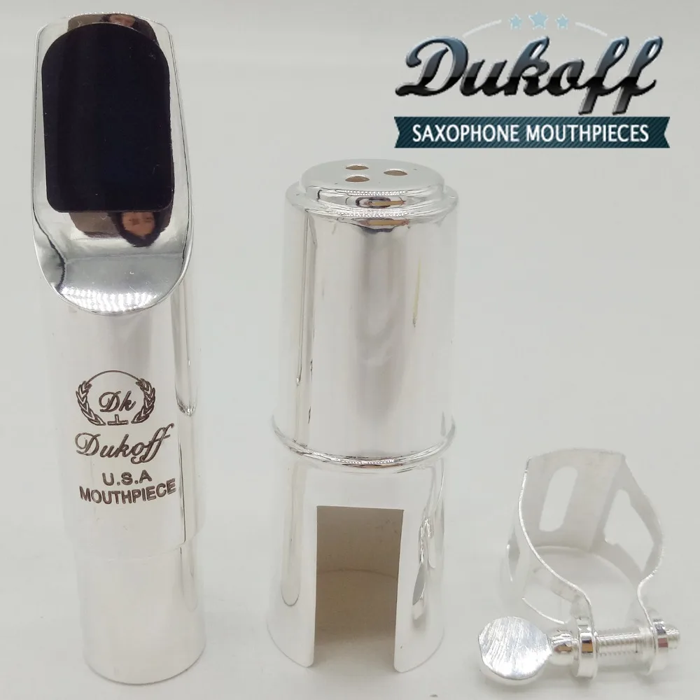 

Professional Tenor Soprano Alto Saxophone Metal Mouthpiece Silvering Mouthpiece Sax Mouth Pieces 56789 with reeds