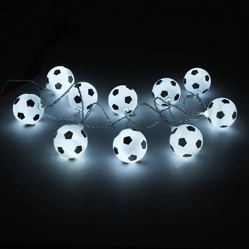 3v 2m 10 led белый/теплый белый свет лампы футбольная лампа гирлянда бар вечеринка