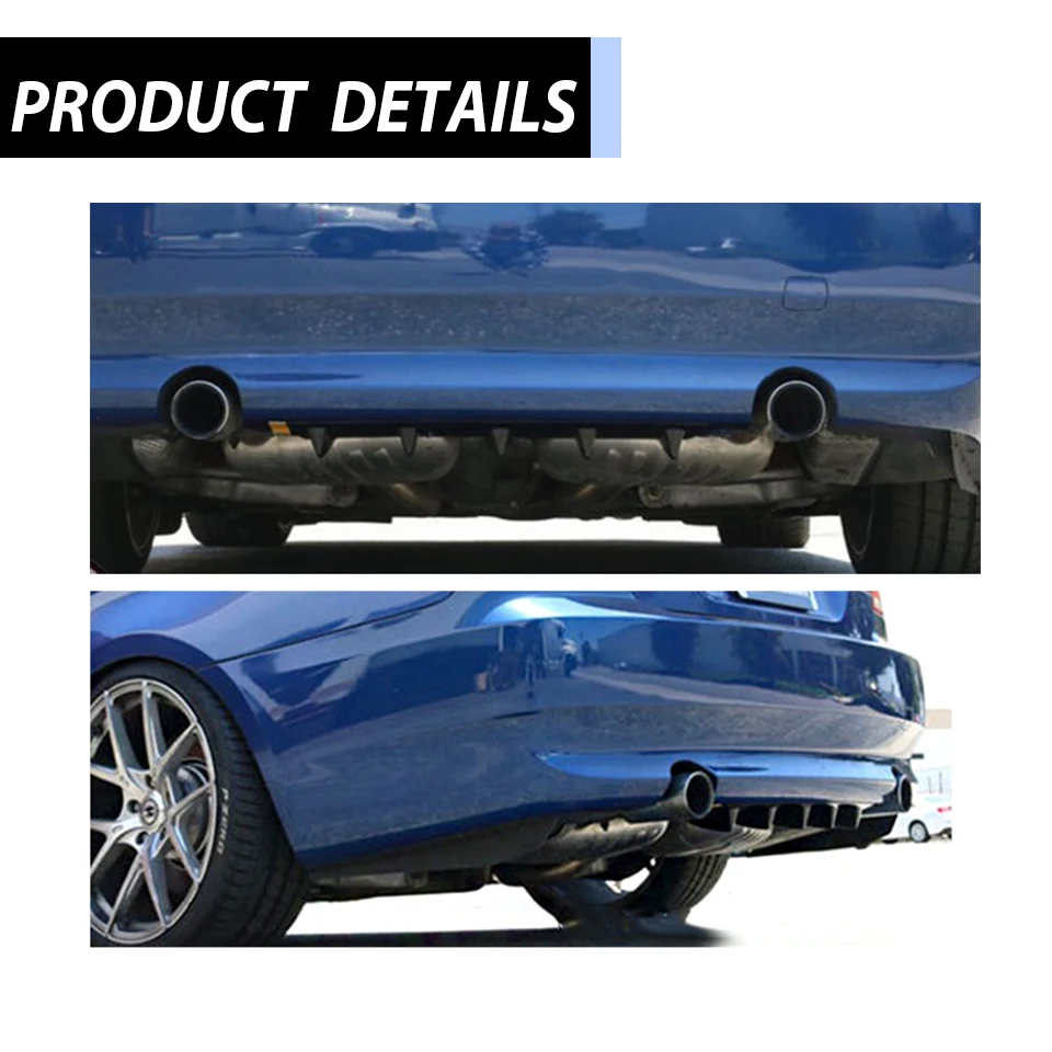 Car-Styling Car Rear Bumper Spoiler Stickers for Ford Focus 2 3 Fiesta Mondeo MK4 Ranger Toyota Corolla chr RAV4 yaris