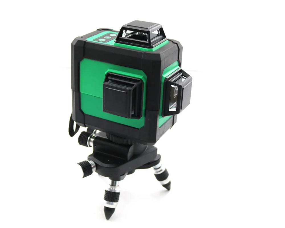 Green Laser Level 12 Line 3D 360 Vertical And Horizontal Self-leveling Cross with outdoor | Инструменты