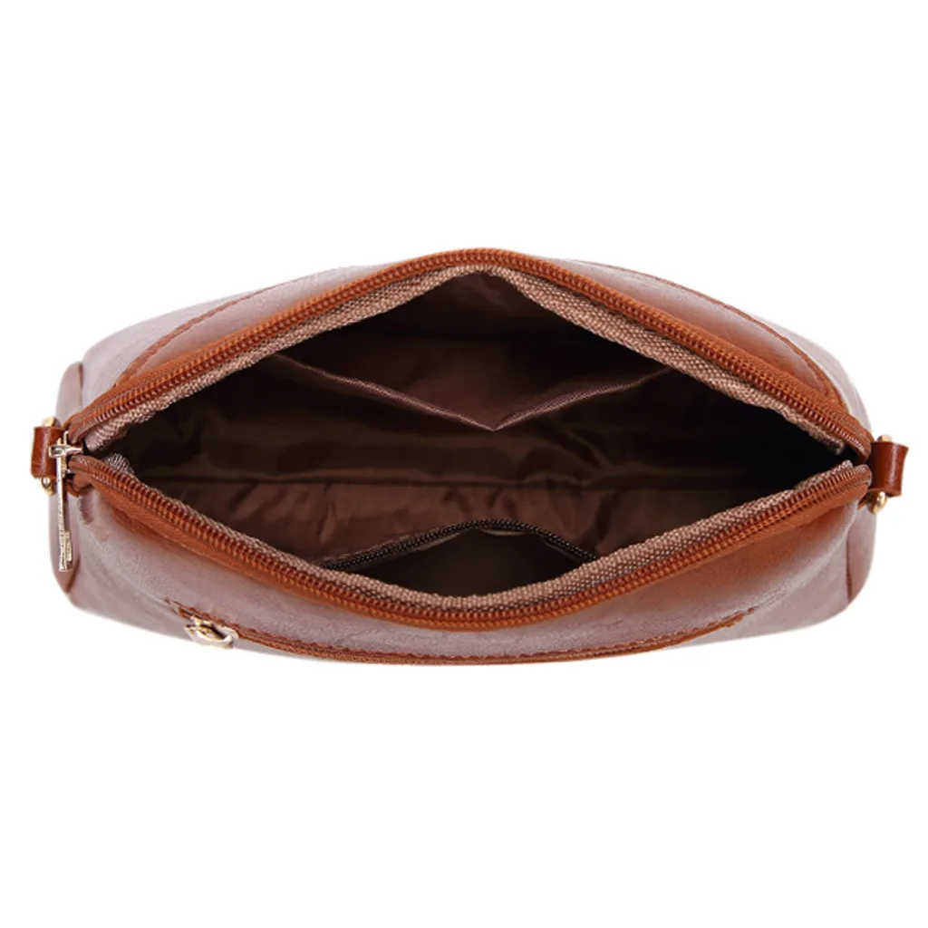 MOLAVE сумки на молнии для женщин кожа клапаном молнии сумка плеча Crossbody повседневное клатч Tote9504