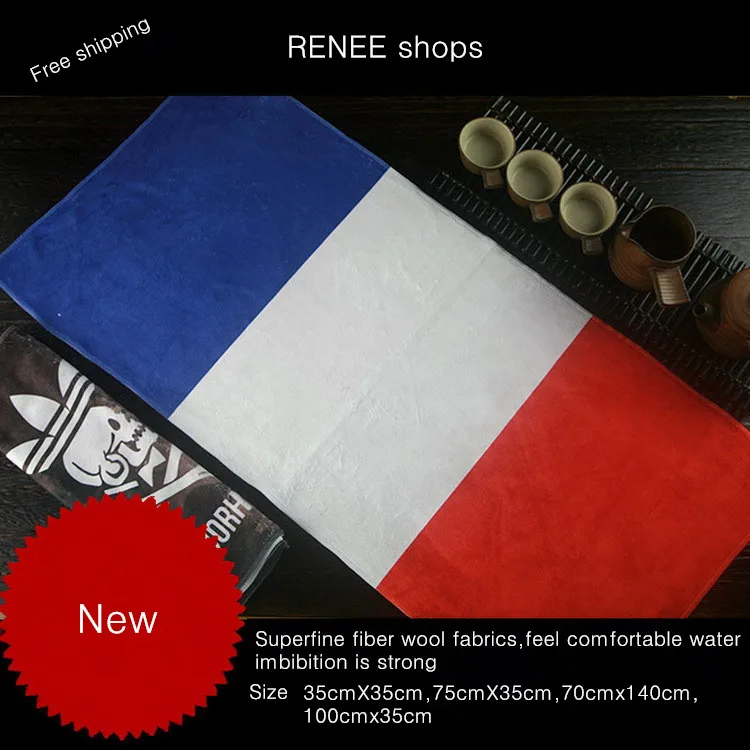 ТКАНЕВОЕ полотенце из сверхтонкого волокна с изображением флага m67 для танцев