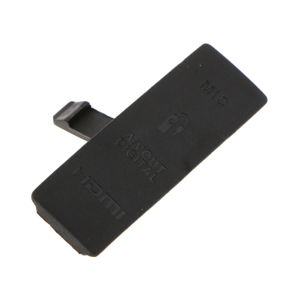 1 шт. интерфейсная крышка USB/HDMI AV IN/Video OUT резиновая для порта Canon EOS 550D Черный