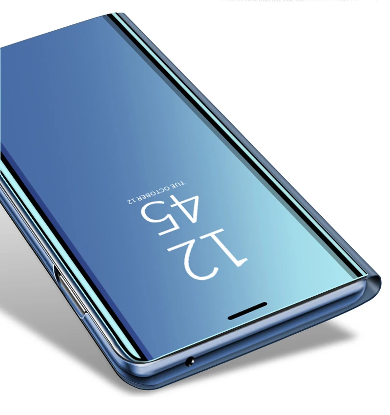 Умный зеркальный флип-чехол KEYSION Clear View для Huawei Mate 20 10 P30 Pro P20 Lite защитный чехол Fundas