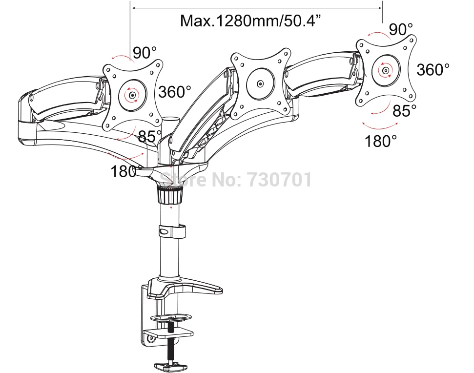 9 20 кг Загрузочная емкость крепление газовая стойка настенное 17 &quot 27&quot монитор
