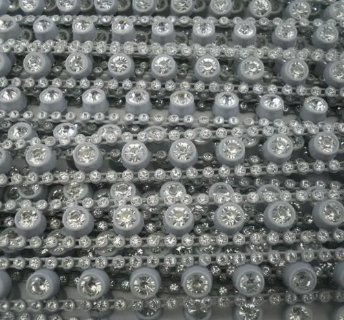 Сделай Сам 3 ряда класс А прозрачное стекло стразы серая пластиковая чашка