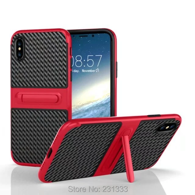 Чехол для Iphone X IphoneX Traveller Brush Hybrid Armor TPU PC жесткий чехол с подставкой и отделением ID