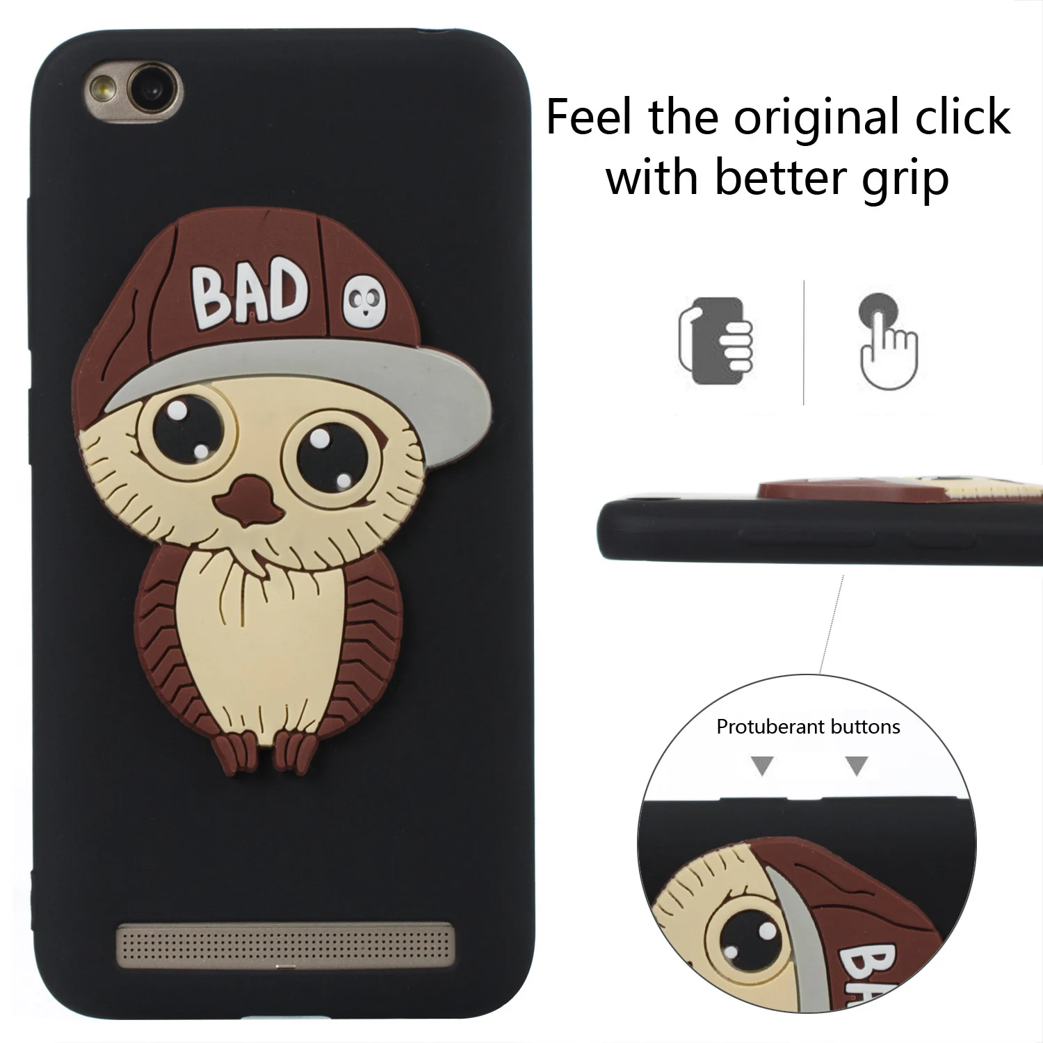 Милый чехол для телефона с рисунком совы Xiaomi Redmi 5A Coque Одуванчик стиль Мягкий ТПУ