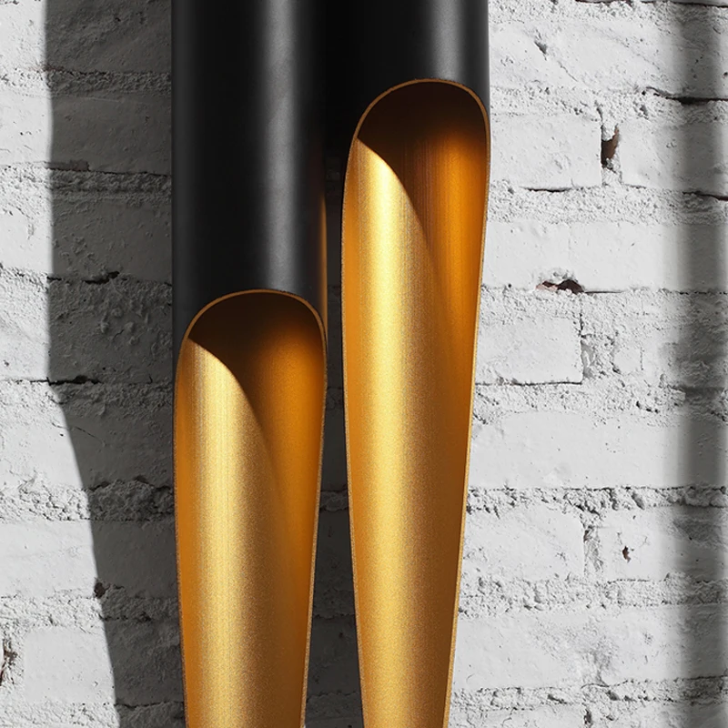 Винтажный Coltrane светодиодный настенный светильник для дома алюминиевая трубка