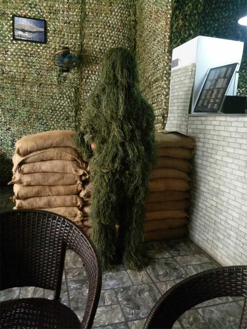 Костюм для косплея PUBG Ghillie костюм Хэллоуина Playerunknown Battlegrounds камуфляжная