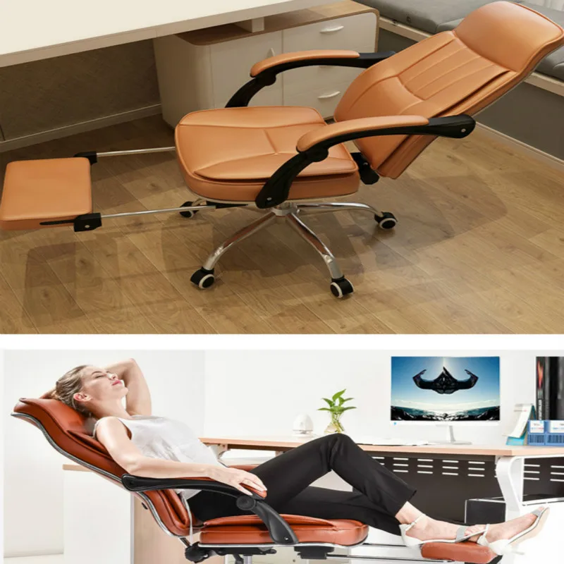 Офисный стул бытовой PU компьютерный поворотный подъемный игровой Silla Oficina