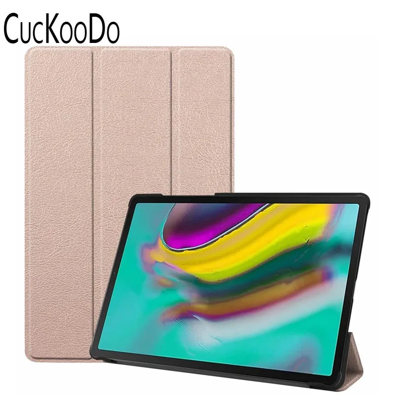 Golden Для Samsung Galaxy Tab S5e 10,5 ''чехол ультра тонкий легкий умный корпус стоящий чехол для Galaxy Tab S5e 10,5 дюймов T720 T725 - Цвет: Golden