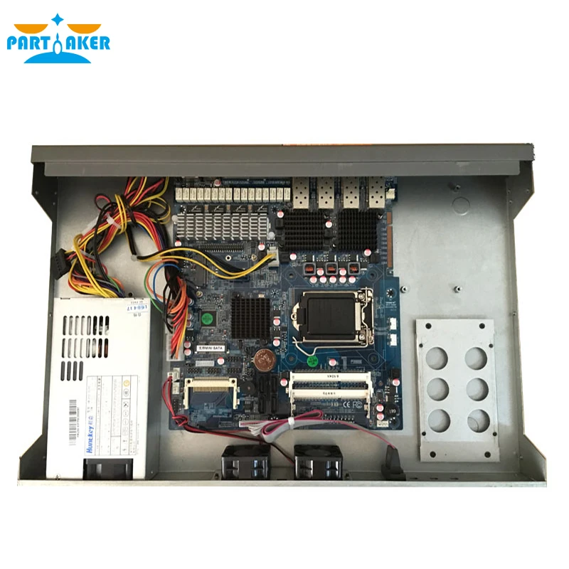 Аппаратный брандмауэр с Intel Z87 I5 4430 4 LAN SPF портами Mikrotik ROS PARTAKER R20 8G RAM 128G