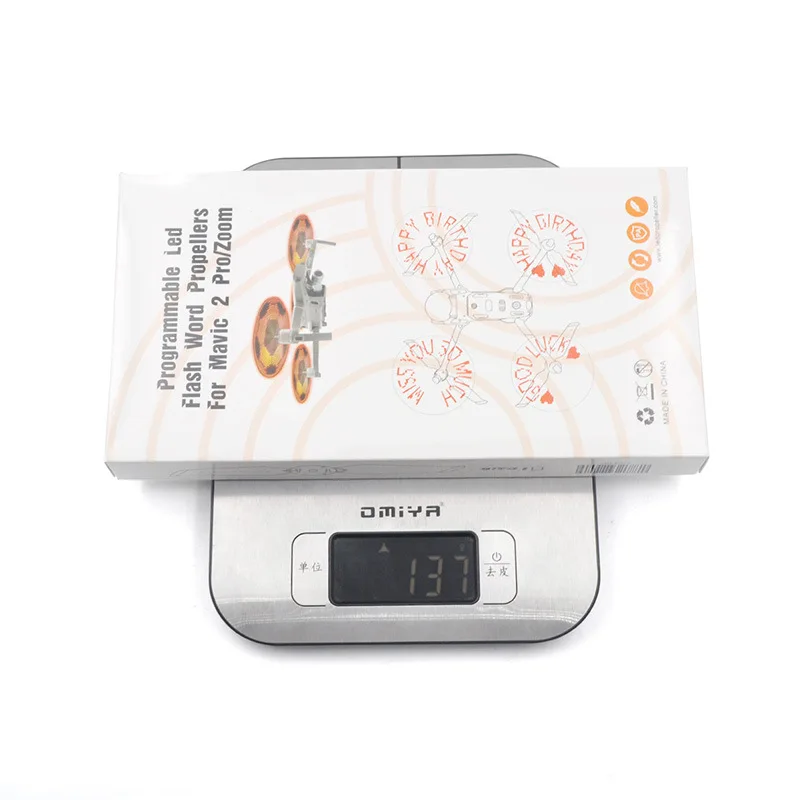 

DJI Mavic 2 Pro Propeller Programmable LED Flash Word Propellers for DJI Mavic 2 Pro ZOOM Drone RC Quadcopter