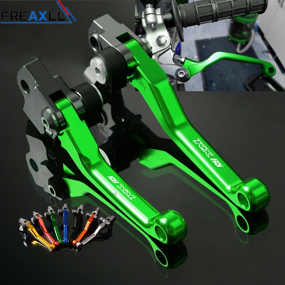 Рычаги для Kawasaki KX85 KX 85 2001 2016 аксессуары мотоциклов алюминиевые Поворотные