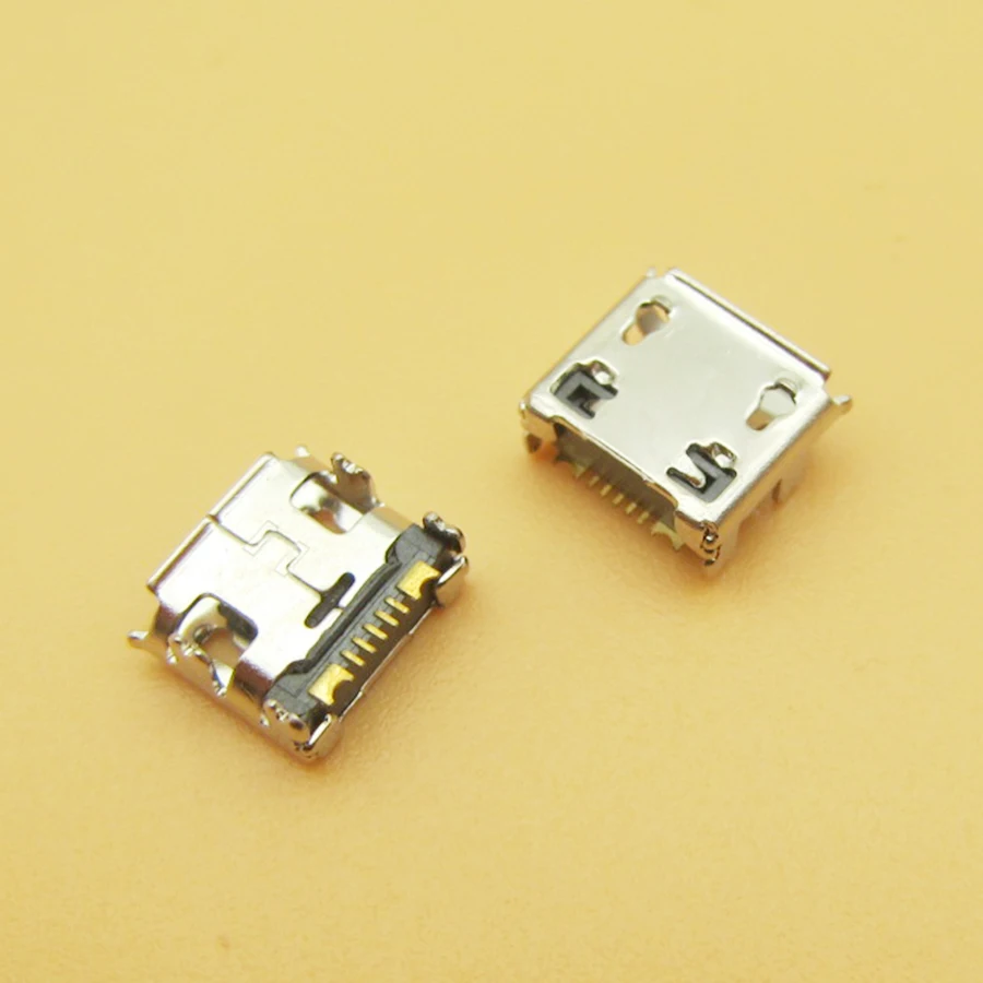 200 шт. Мини micro usb зарядный порт разъем питания для samsung C3322 USB Micro DIP4 Замена