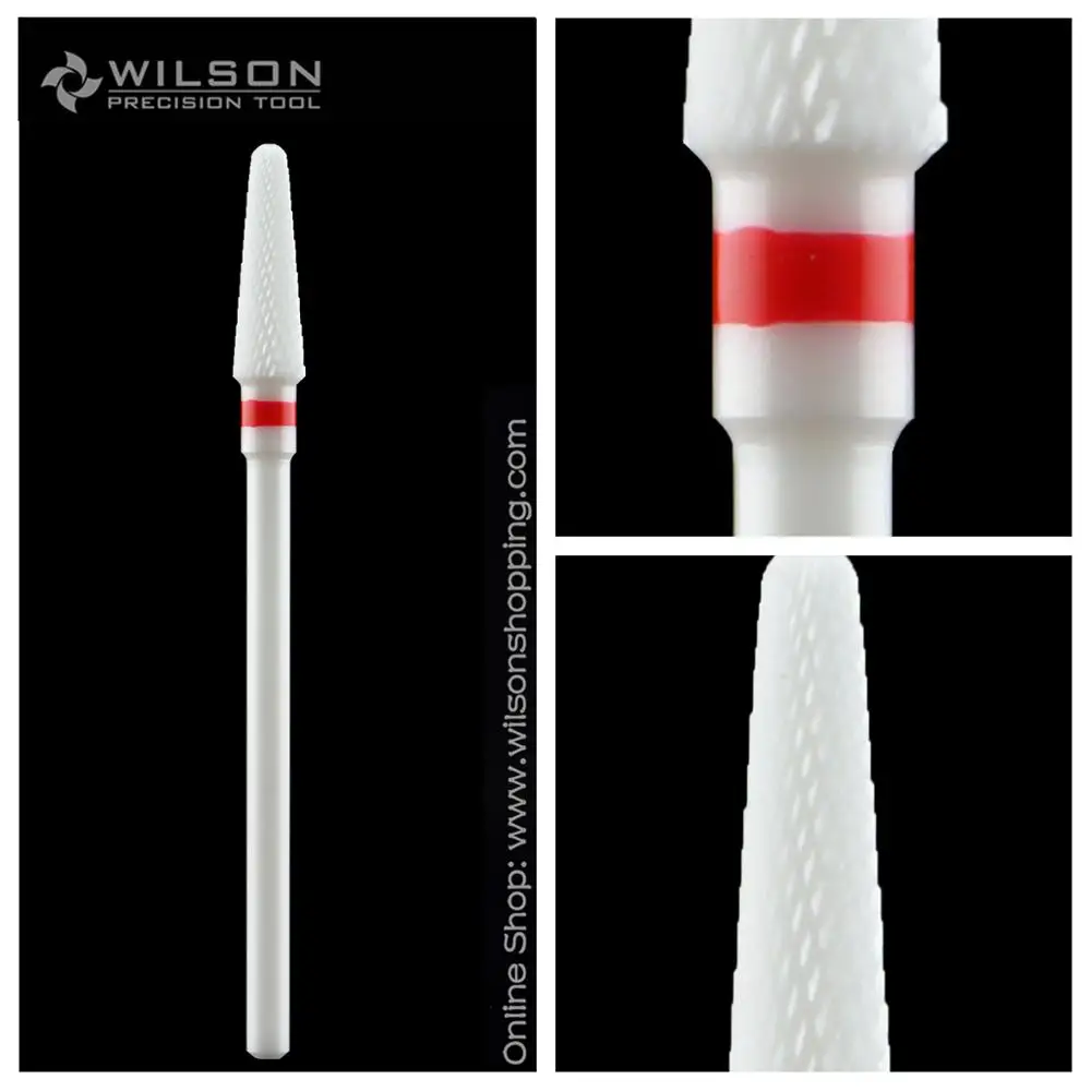 

Conical Shape-Extra Fine-White Solid Ceramic(6300705) - WILSON Ceramic Nail Drill Bit & Zirconia Ceramic Dental Burs