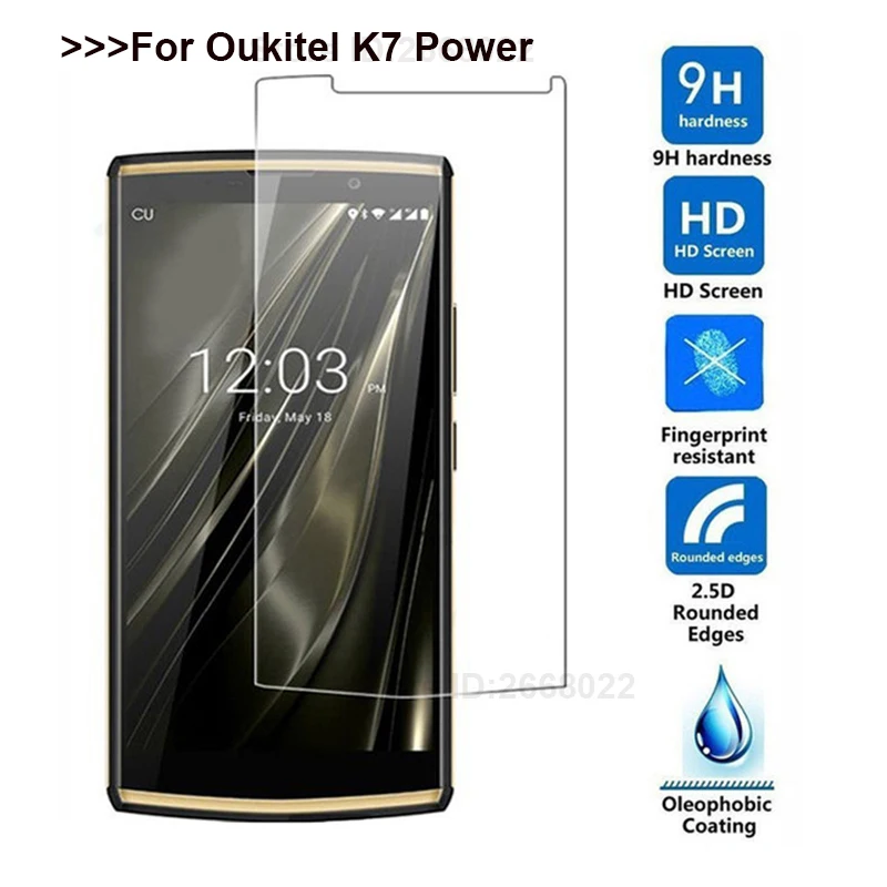 Защитное стекло Oukitel K7 закаленное 9H 2.5D для смартфона|Защитные стёкла и плёнки
