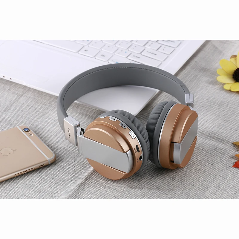 HCQWBING Новые складные наушники Беспроводная NFC bluetooth 4 2 + micro sd FM многофункциональная