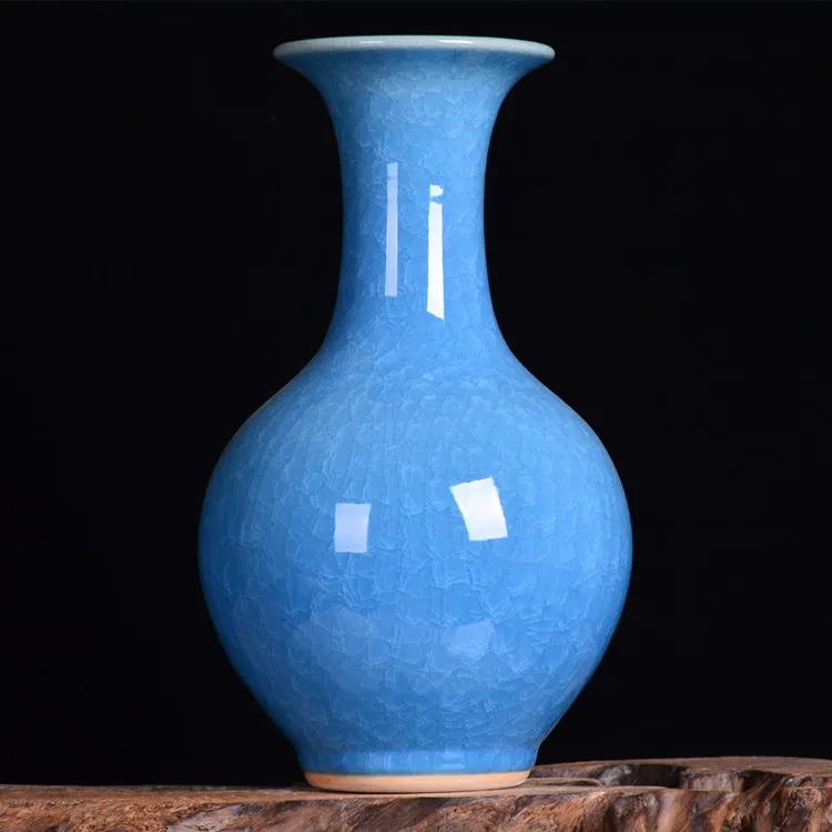 Керамическая Высококачественная антикварная печь Jingdezhen глазурованная ваза с