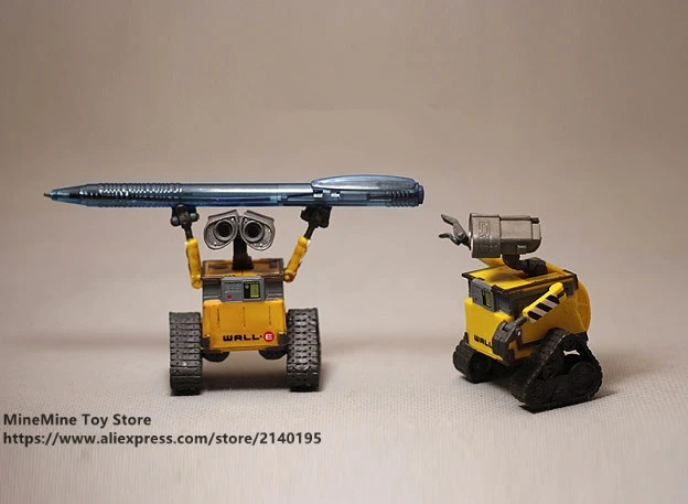 Дисней WALL-E робот ЕВА 6-10 см ПВХ Мини Кукла фигурку модель осанки аниме