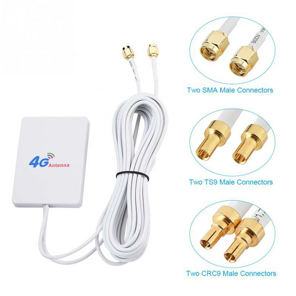 28dBi LTE антенна усилитель сигнала 4G/3G Мобильный маршрутизатор WiFi SMA/TS9/CRC9 сеть