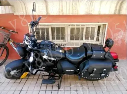 Универсальная Боковая Сумка седельные сумки для Honda Yamaha Suzuki Kawasaki Sport Bobber Custom Chopper