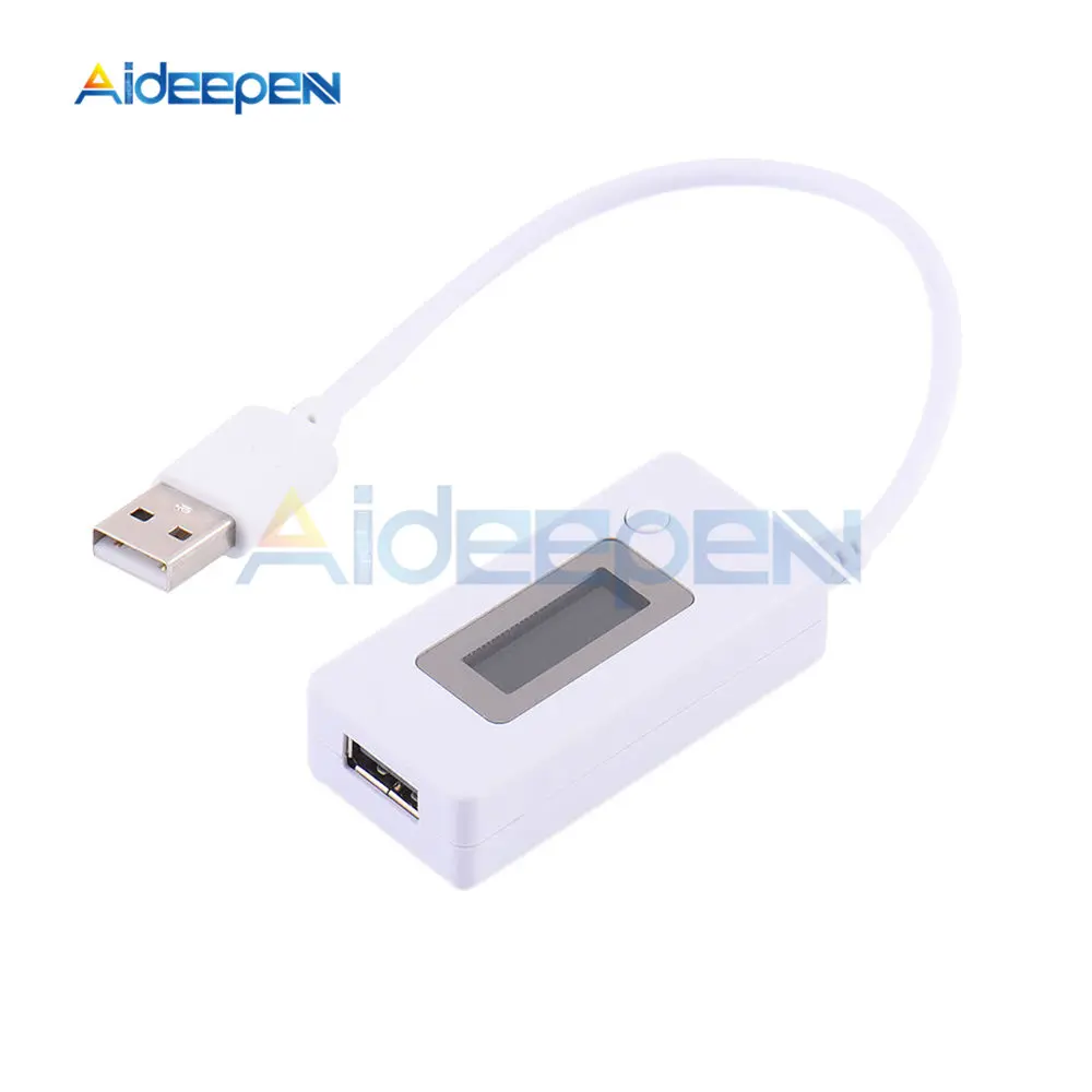 Портативный USB тестер с ЖК экраном для мобильного телефона измеритель напряжения