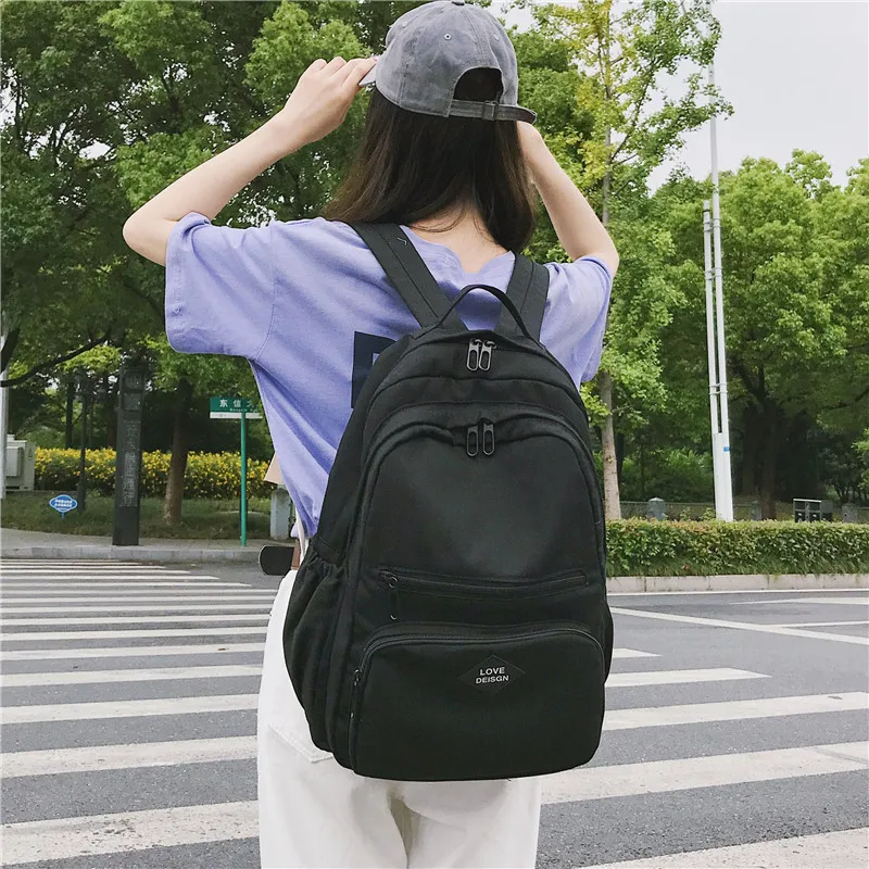 Большой женский рюкзак модные Mochila Feminina нейлоновые Наплечные сумки для