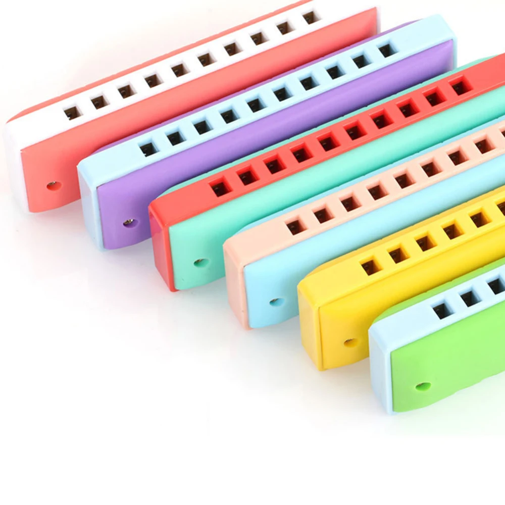 10 отверстий Ранняя развивающая музыка детские игрушки двойной цвет АБС пластик