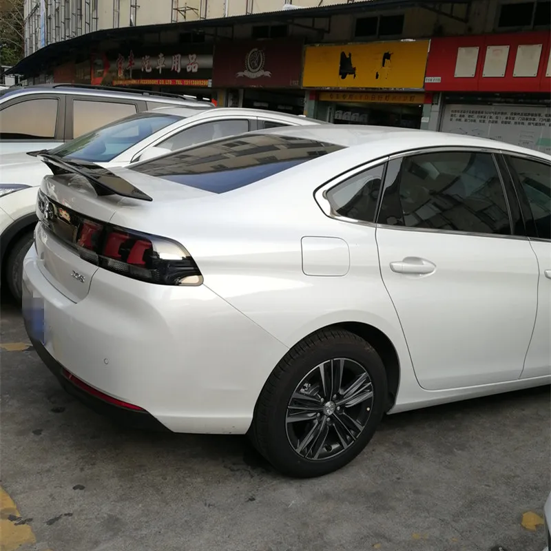 Спойлер для Peugeot 308 высококачественный спойлер из АБС-материала заднего крыла