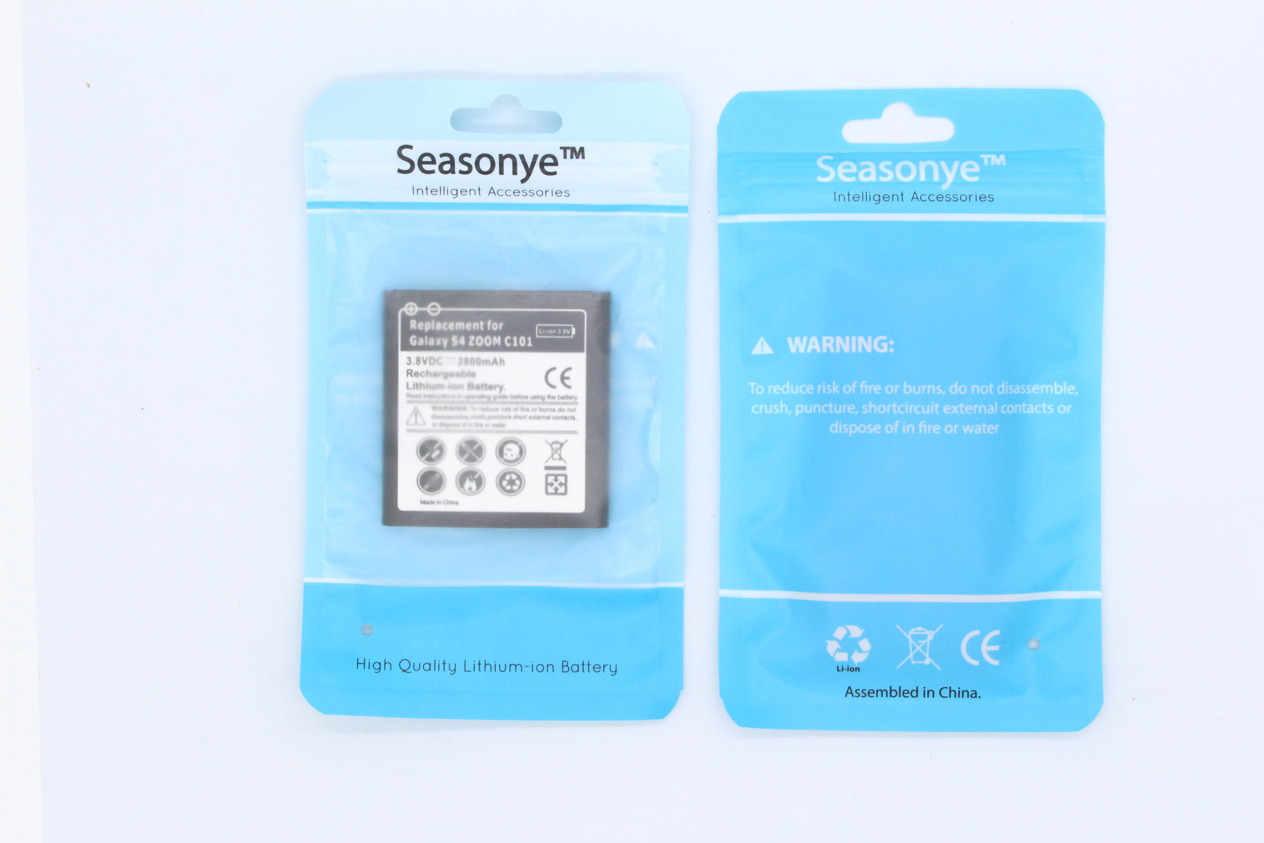 Seasonye 2 шт./лот 2800 мАч B740AC / B740AE B740AK B740AU Сменный аккумулятор для Samsung Galaxy S4 Zoom C101 C1010