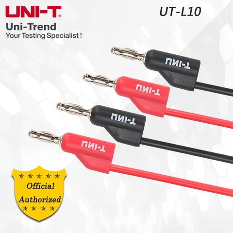 UNI-T UT-L10 двухголовочный Многофункциональный коннектор; Штекер типа банан для тестового кабеля адаптера/CAT III 1000 в 10 А