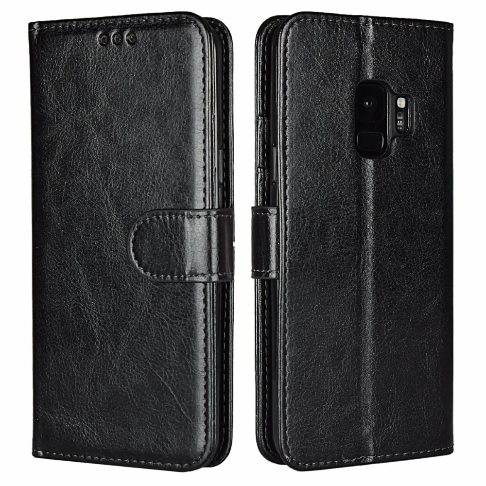 For Samsung Galaxy S9 plus case DNGN handmade Genuine Leather Wallet Flip Case Plus | Мобильные телефоны и аксессуары