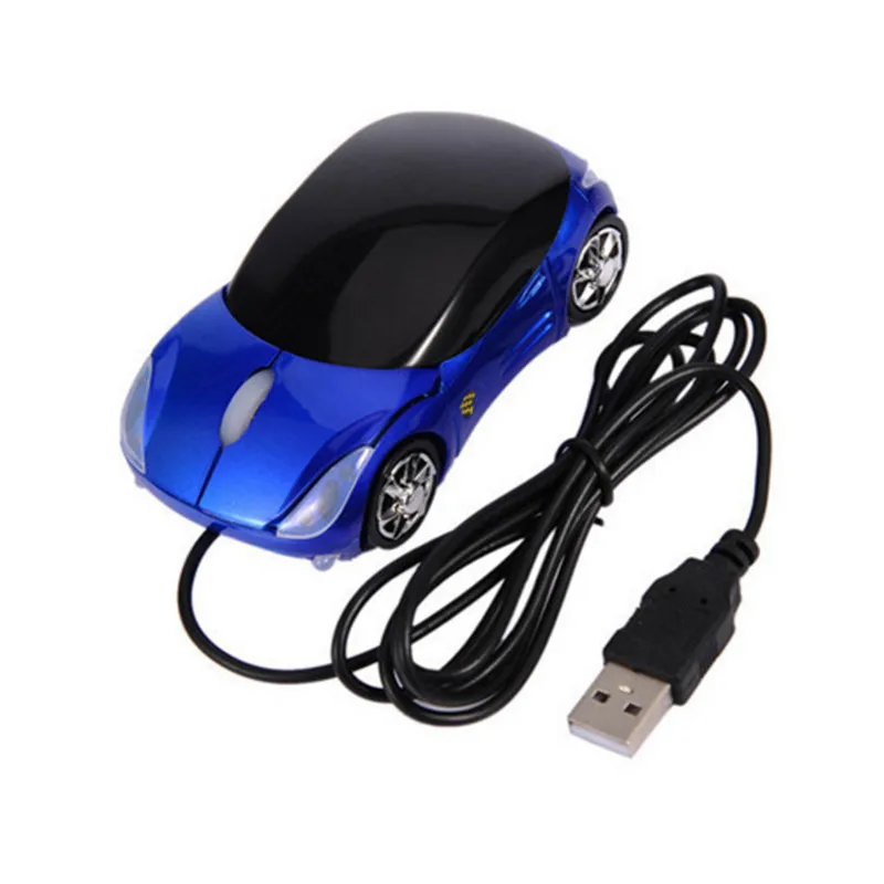BinFul оптовая продажа модная Проводная Эргономичная 3D мышь в форме автомобиля USB