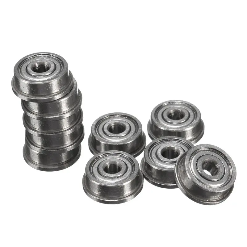 10 шт. фланцевые шарикоподшипники F623ZZ для 3D принтера 3x10x4 мм|metal bushing|bearing 3x10x4bearing