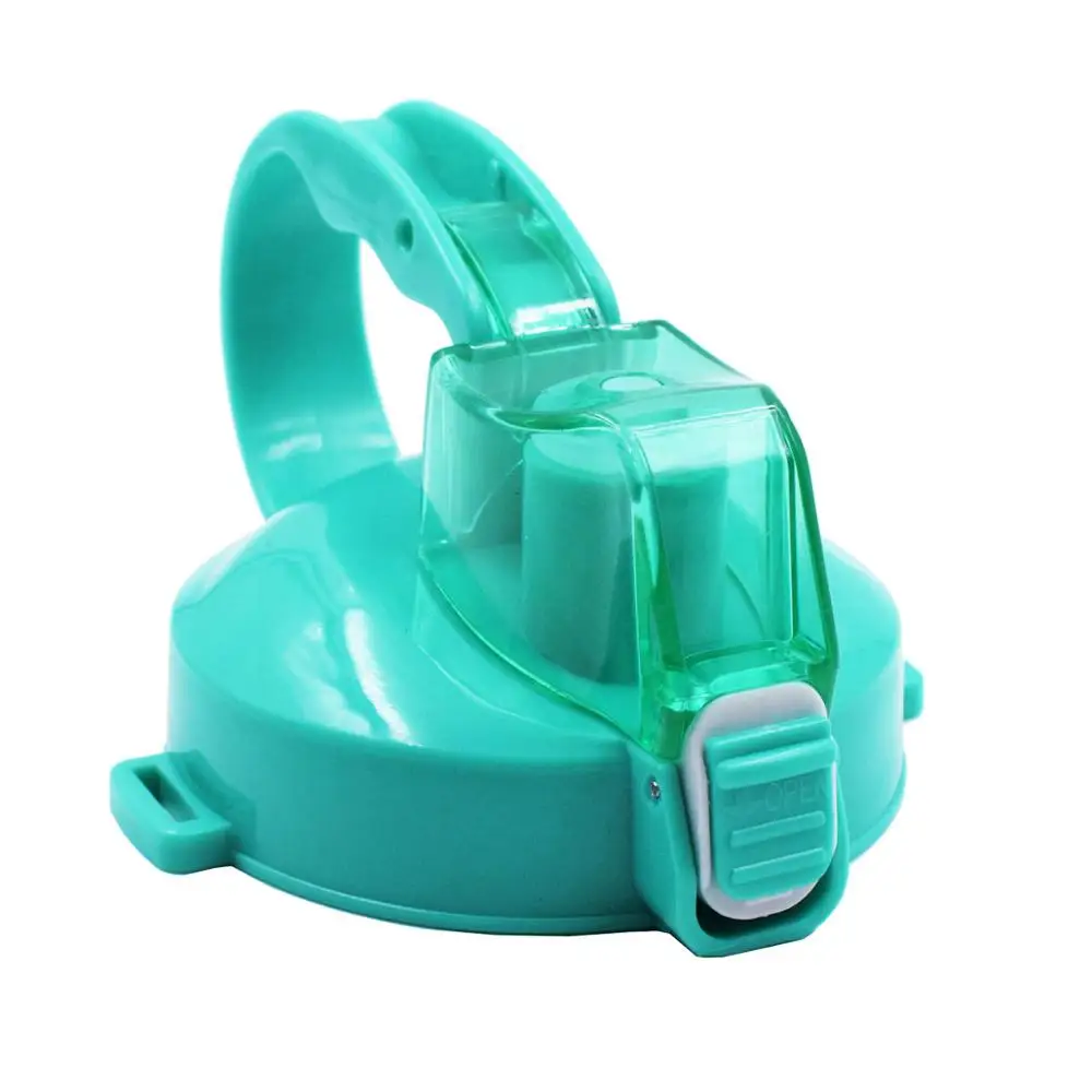 Agate Green QuiFit Крышка для 2L 3.8L 64oz 128oz галлоновая бутылка с ручкой портативная Питьевая солома Повседневная бутылка для воды - Цвет: Agate Green
