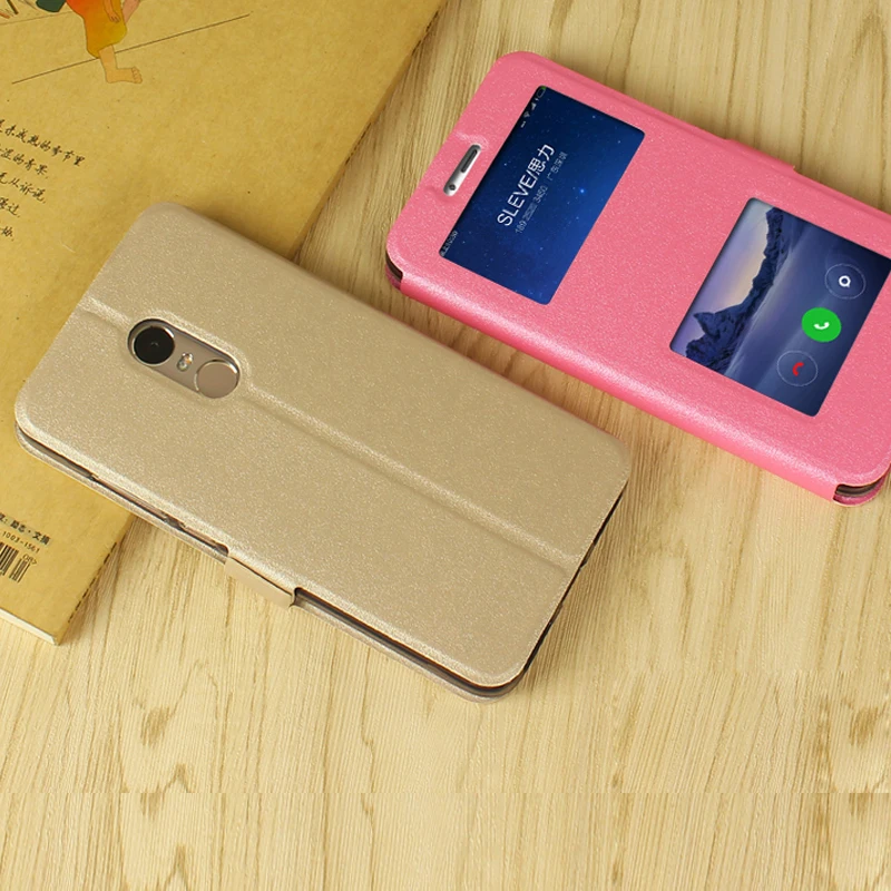 Оптовая продажа роскошный защитный чехол книжка из ПУ кожи для Xiaomi Redmi Note 4X 4 X с