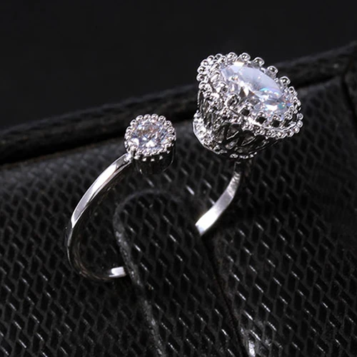 12 шт./компл. Партии Способа Двойной Головкой Цирконий Позолоченный Открытие