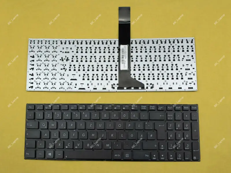 Сменная клавиатура немецкого производства для ноутбука Asus X550C X550CA X550CC X550CL X550D LX550DP X550E X550EA, Черная