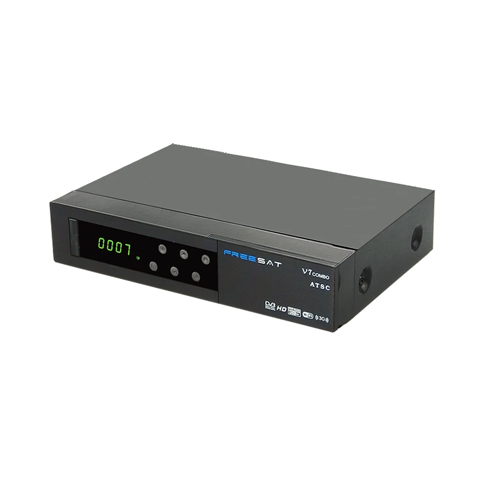 Высокое качество dvb s/s2 + atsc fta спутниковый ресивер freesat v7 combo для amerian|combo satellite