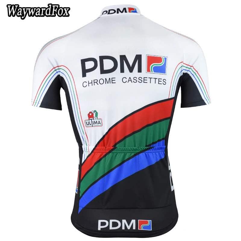 Новая желтая велосипедная Джерси pdm с коротким рукавом Классическая командная