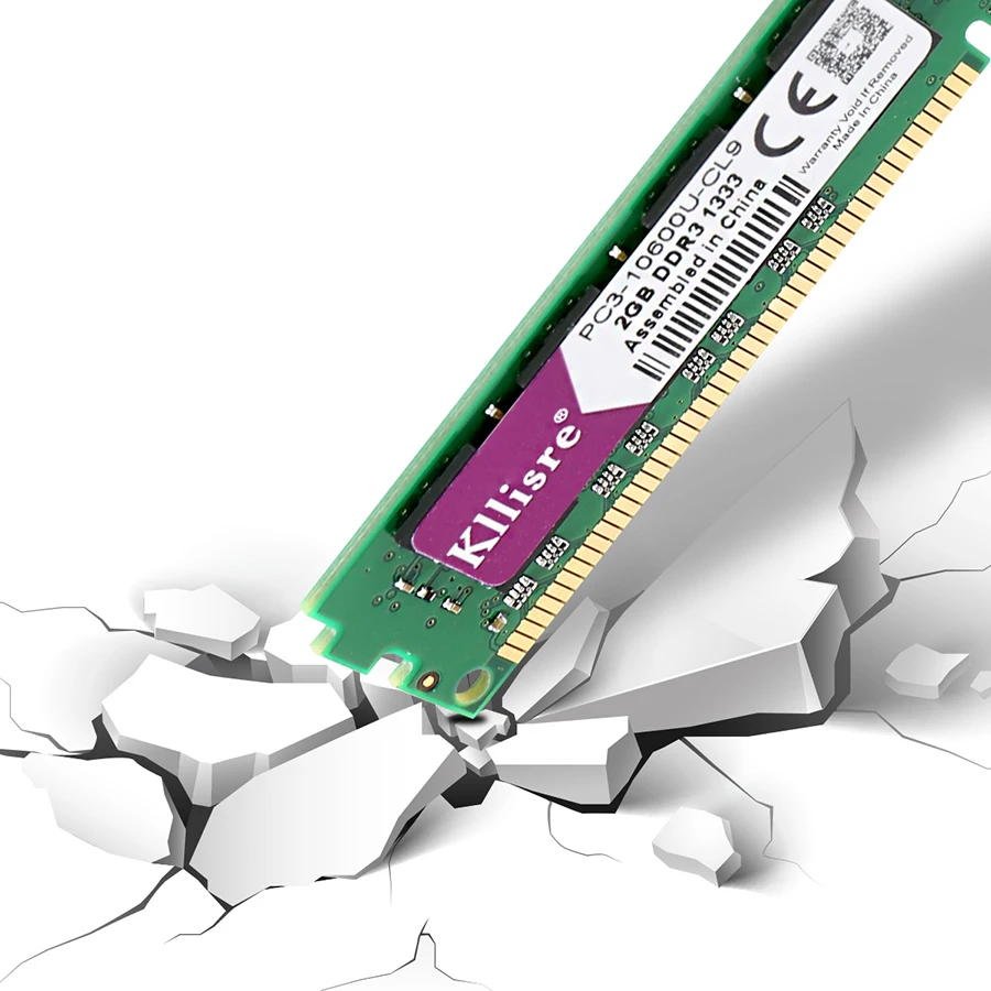 Kllisre 2 gb ddr3 Оперативная память 1066 1333 МГц настольных компьютеров non ecc (без коррекции