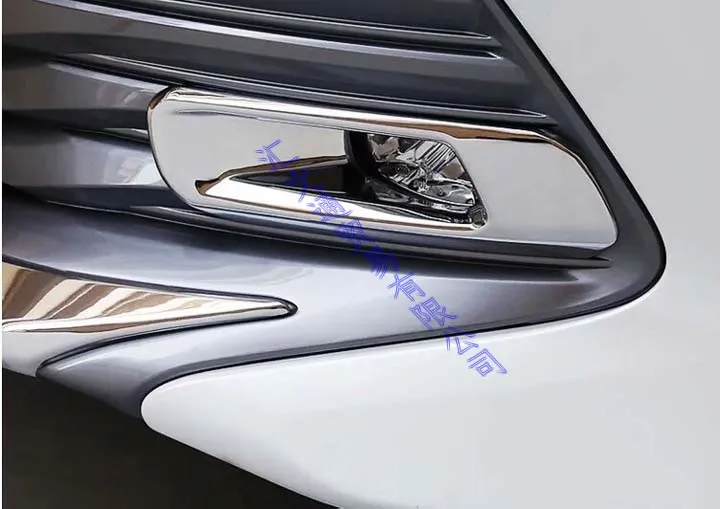 Для Toyota Camry украшение автомобиля ABS Хром Передняя противотуманная фара Крышка лампы Отделка литиевая рамка облицовка-наклейка