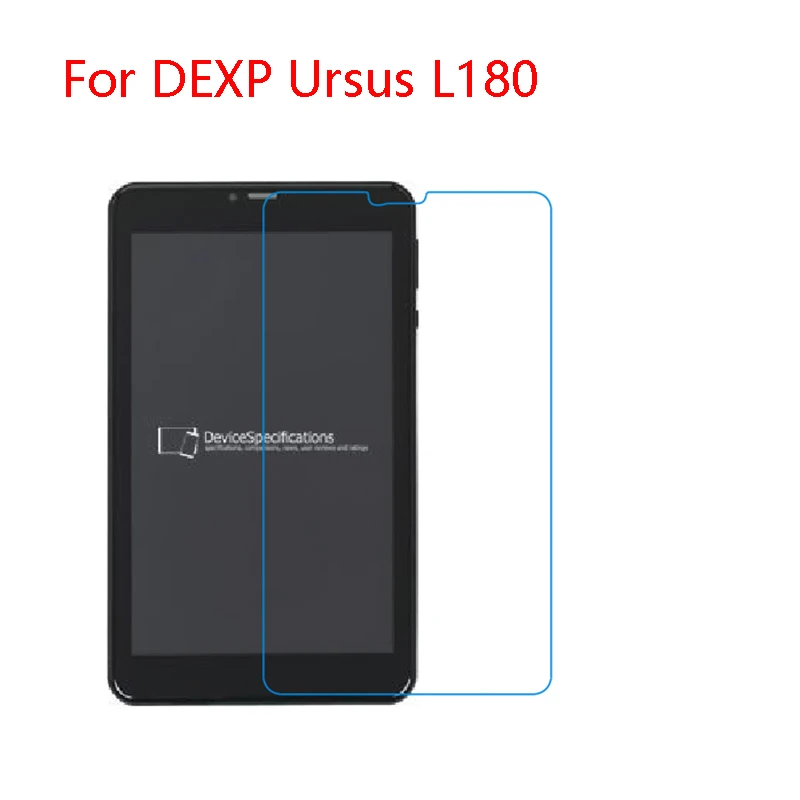 Ursus L180 Защитная пленка для экрана DEXP Ursus 7 W, 8X, 9X, H170, KX110i KX110 AVA, L110, L170, L180 с защитой от падения - Цвет: Ursus L180
