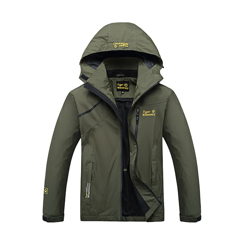 army green Регата модная мужская телмар Водонепроницаемая походная Классическая куртка для альпинизма ветрозащитная быстросохнущая Удобная - Цвет: army green